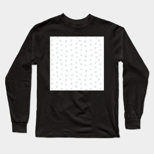 GREEN AND WHITE DOTTED VINTAGE RETRO Long Sleeve T-Shirt